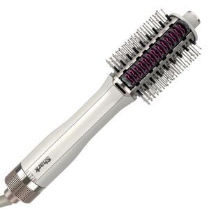 Shark Silver and Purple Hair Styling Brush